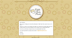 Desktop Screenshot of edibletastyprints.com